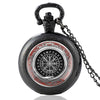 Pocket Watch Viking Runic Compass 