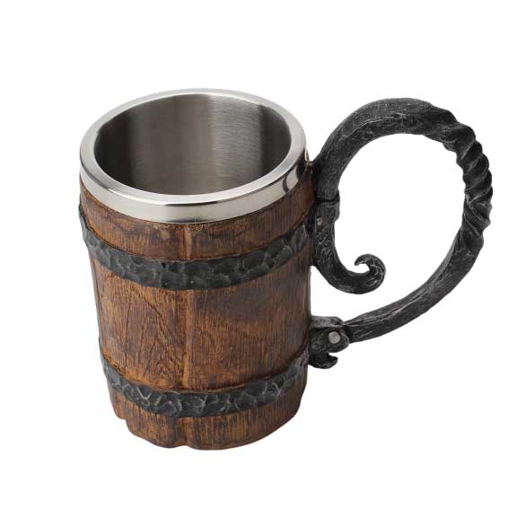 Mug Viking en bois