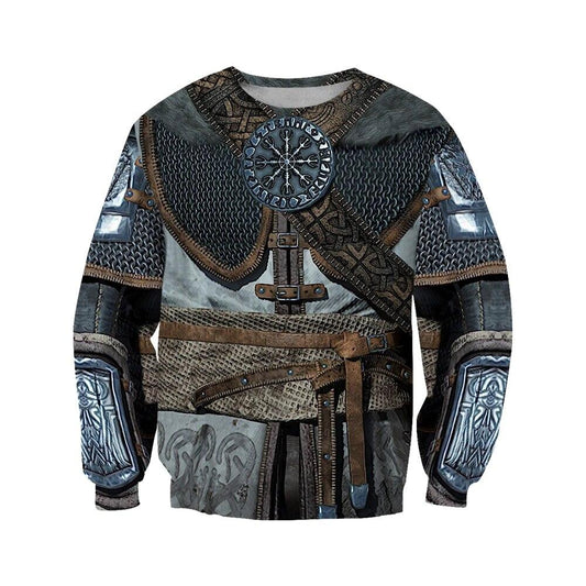 Pull viking armure medievale face