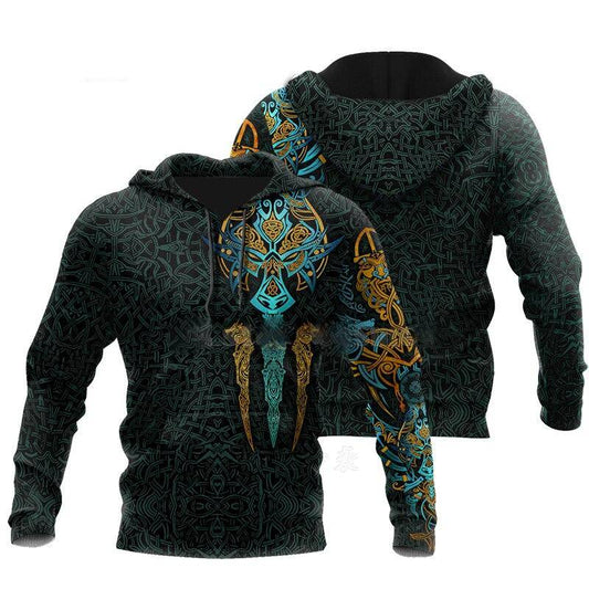 Golden Claws Viking Sweater