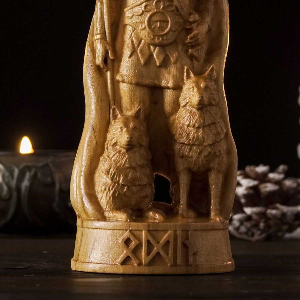 Statue Viking Odin Détails