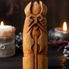 Wooden Viking statuette - Vali