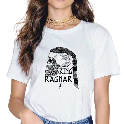 T-shirt Viking Crâne Ragnar