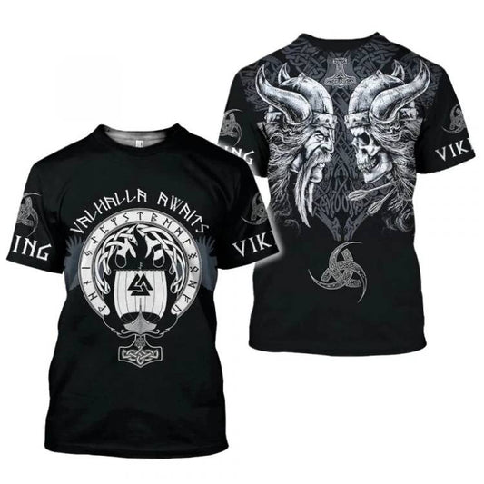 T-shirt Viking Jusqu'à la Mort