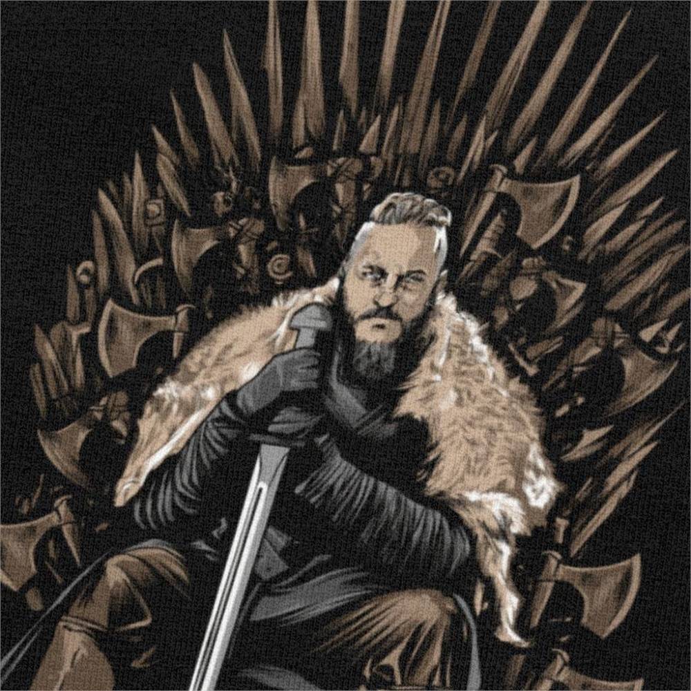 T-shirt viking qui veut être le roi zoom