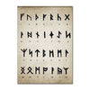 Viking Alphabet Futhark-Diagramm