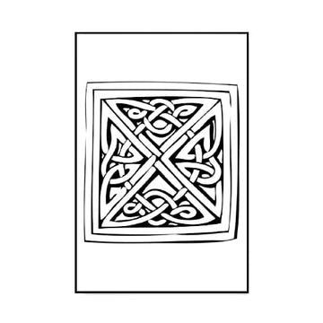Tableau Viking Forme Celtique