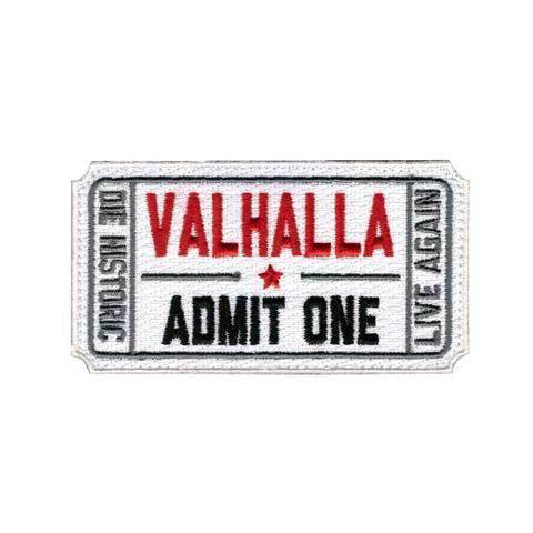 Badge Viking Valhalla Blanc