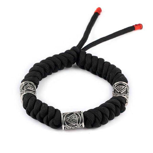 bracelet paracorde viking runes