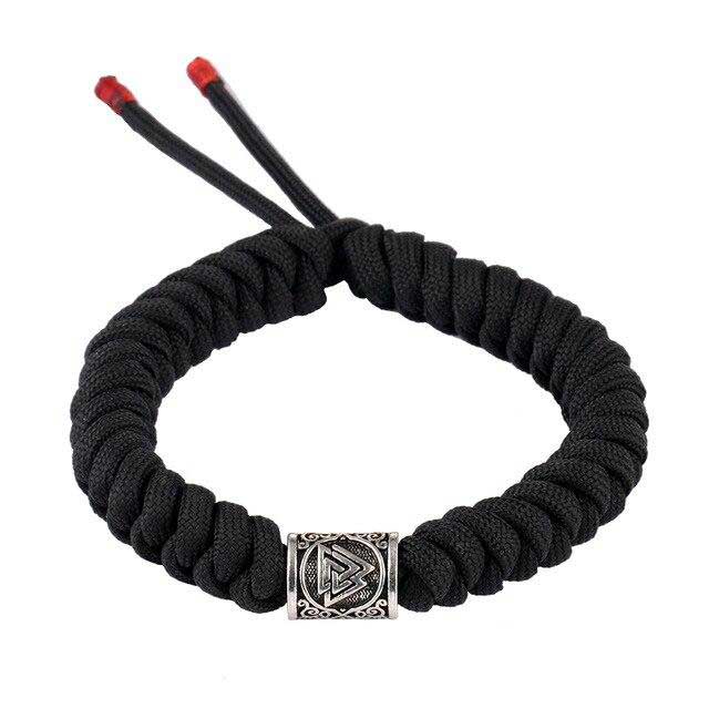 bracelet paracorde viking valknut