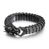 Viking bracelet Jormungand snake biting its own tail