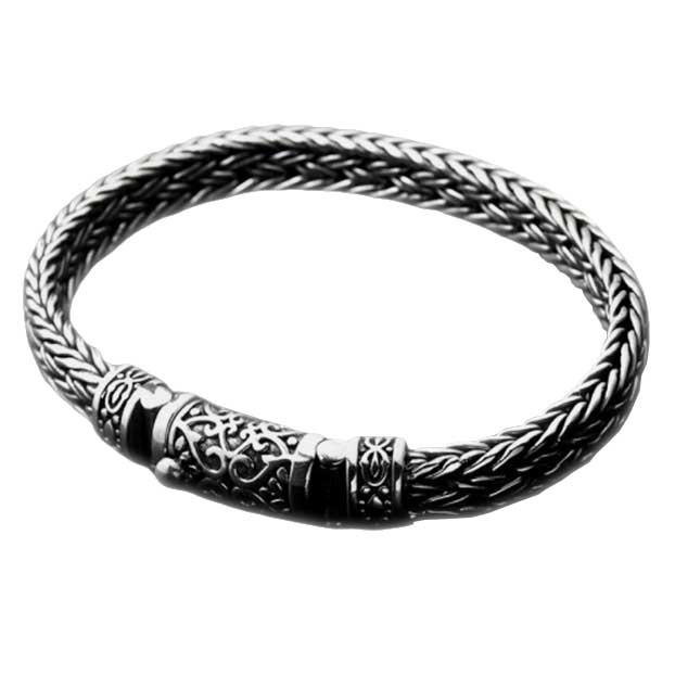 bracelet viking argent massif