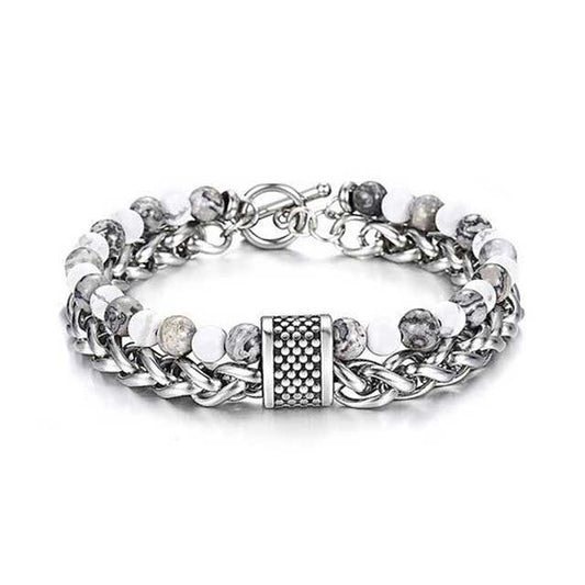 Bracelet Viking Perles d'Heimdall