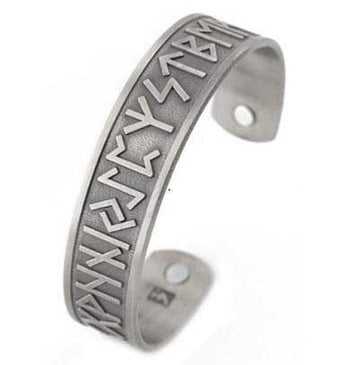 Bracelet Viking Runique Argent
