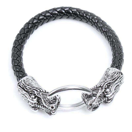 Bracelet Viking Tête de Dragons