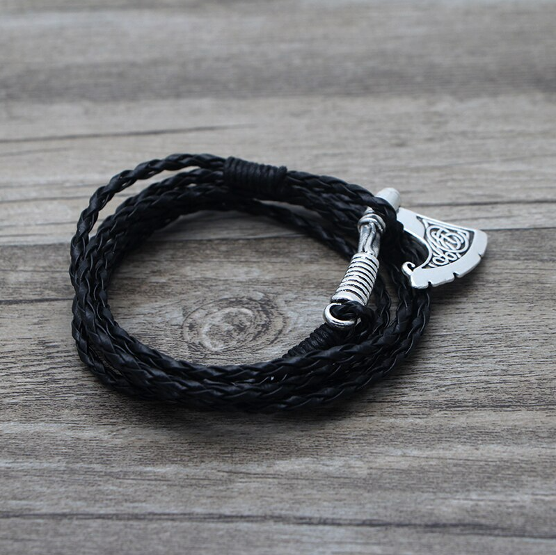 Viking Style Cord Bracelet With Charm With Axe Pendant And Unique Color  Rope Chain Zinc Alloy Personality Jewelry From Jk7860, $19.37 | DHgate.Com