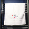 Embroidery Hand Towel Unique Christian Gift 4 Colours