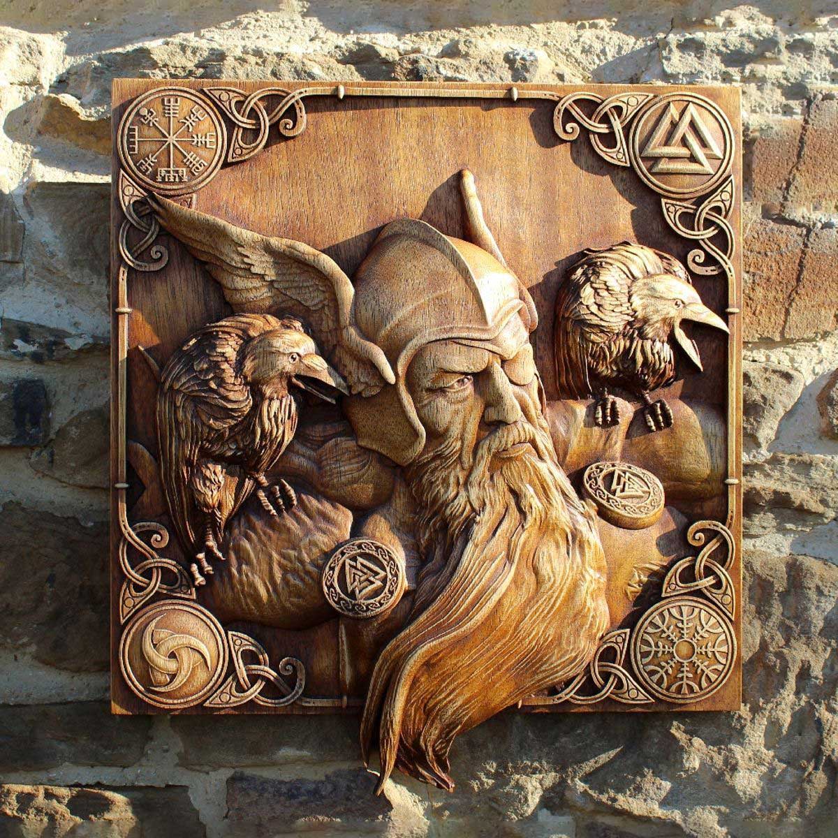 Art Mural Viking Dieu Odin