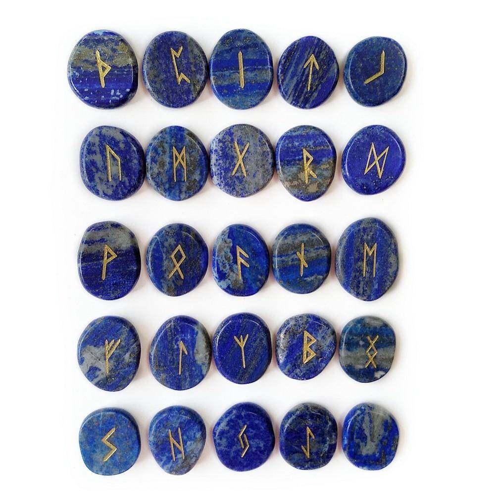 Pierres Vikings Runiques Lapis Lazuli