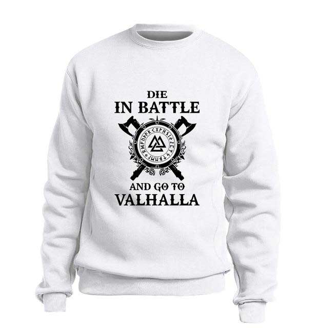 Pull Viking Valhalla Blanc