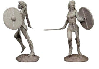 statue viking femme nordique non peinte