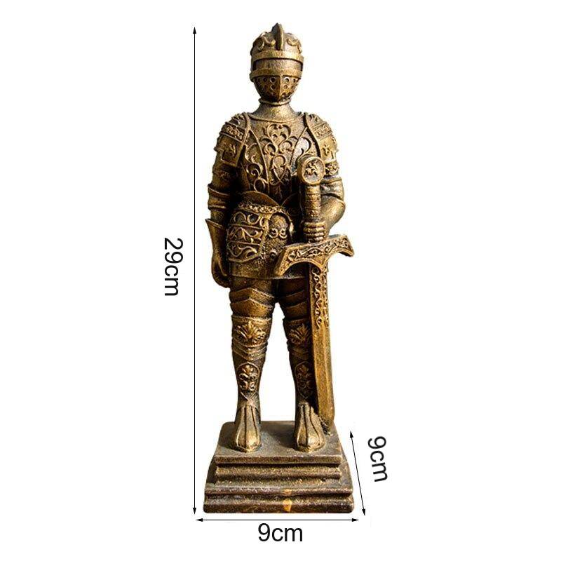 Statue viking soldat du Wessex avec dimensions