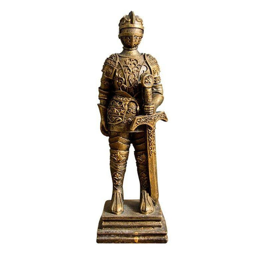 Statue viking soldat du Wessex Épéiste Bronze