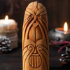 Wooden Viking statuette - Bragi
