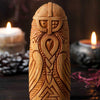 Wooden Viking statuette - Odin