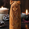Wooden Viking statuette - Sif