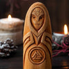 Wooden Viking statuette - Frigg