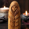 Wooden Viking statuette - Freyja