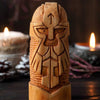 Statuette Viking en bois - Thor
