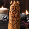 Wooden Viking statuette - Baldur