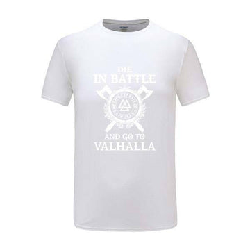 T-shirt Valhalla <br> Blanc