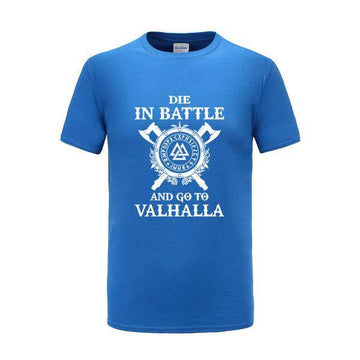 T-shirt Valhalla <br> Bleu