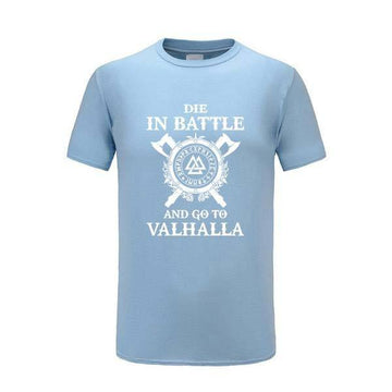 T-shirt Valhalla <br> Bleu clair