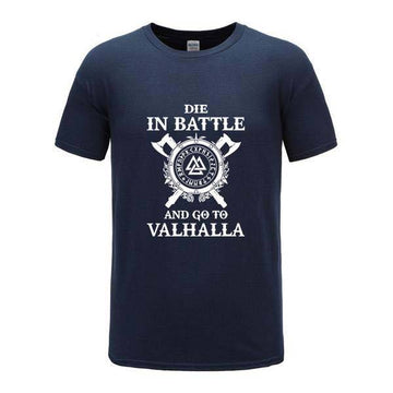T-shirt Valhalla <br> Bleu marine