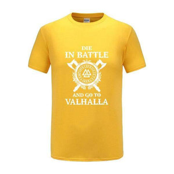 T-shirt Valhalla <br> Jaune