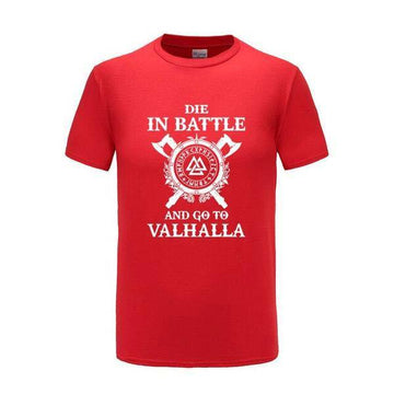 T-shirt Valhalla <br> Rouge