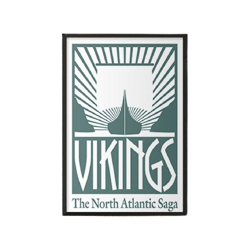 tableau viking drakkar vintage