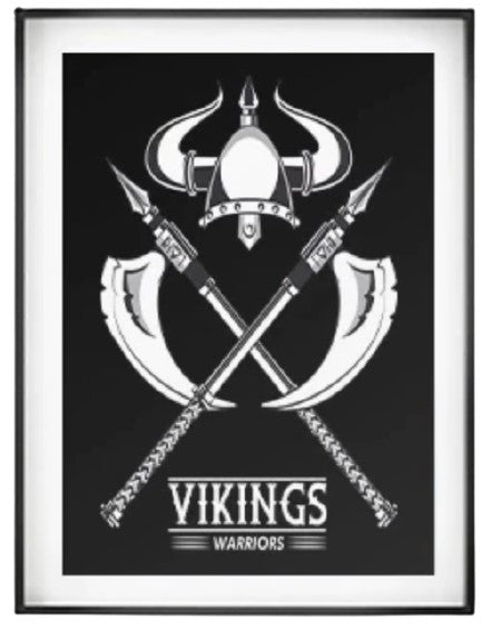 Tableau Viking Warrior