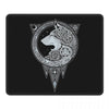 Viking Snow Wolf Mouse Pad